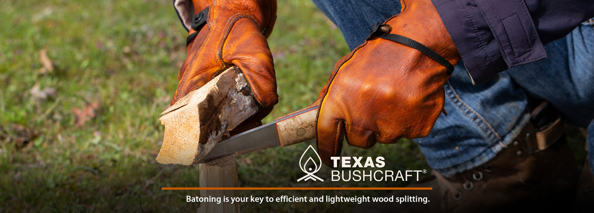 Efficient Wood Splitting with Batoning: A Bushcraft Guide – Texas Bushcraft