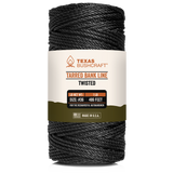 SGT KNOTS Tarred Twine - 100% Nylon Bank Line for Bushcraft, Netting, Gear  Bundles, Construction, Lacing Twisted Cord, Weatherproof | #36-1/4 lb (120